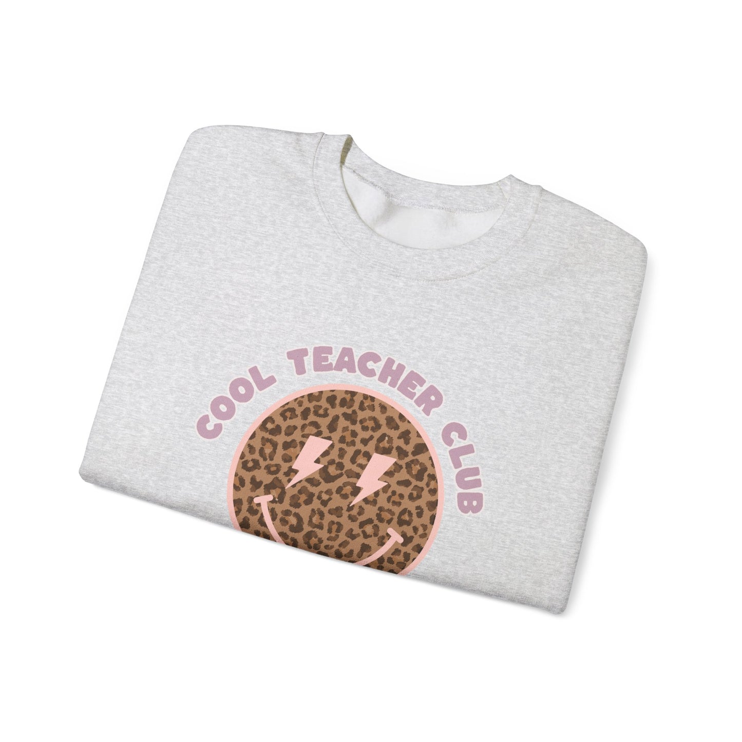 "Cool Teacher Club" Leopard Teacher Sweatshirt