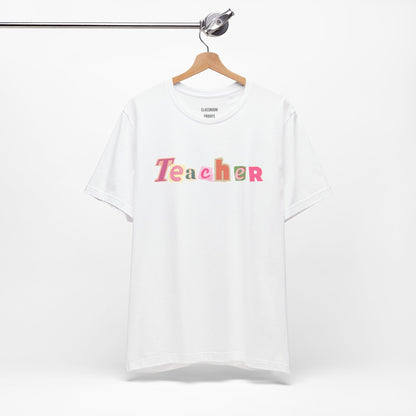 "Teacher Scrapbook" Teacher Tee