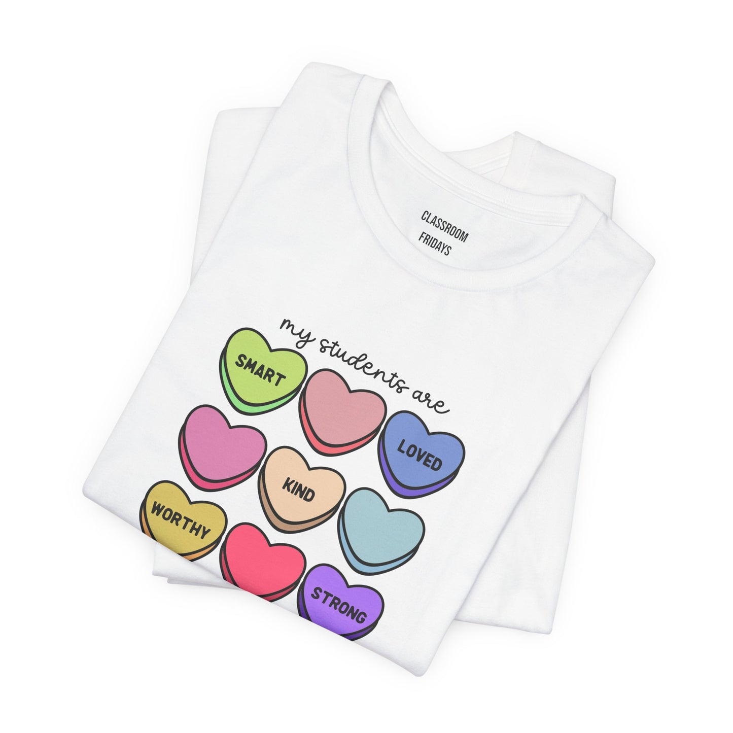 "Student Hearts" Teacher Tee