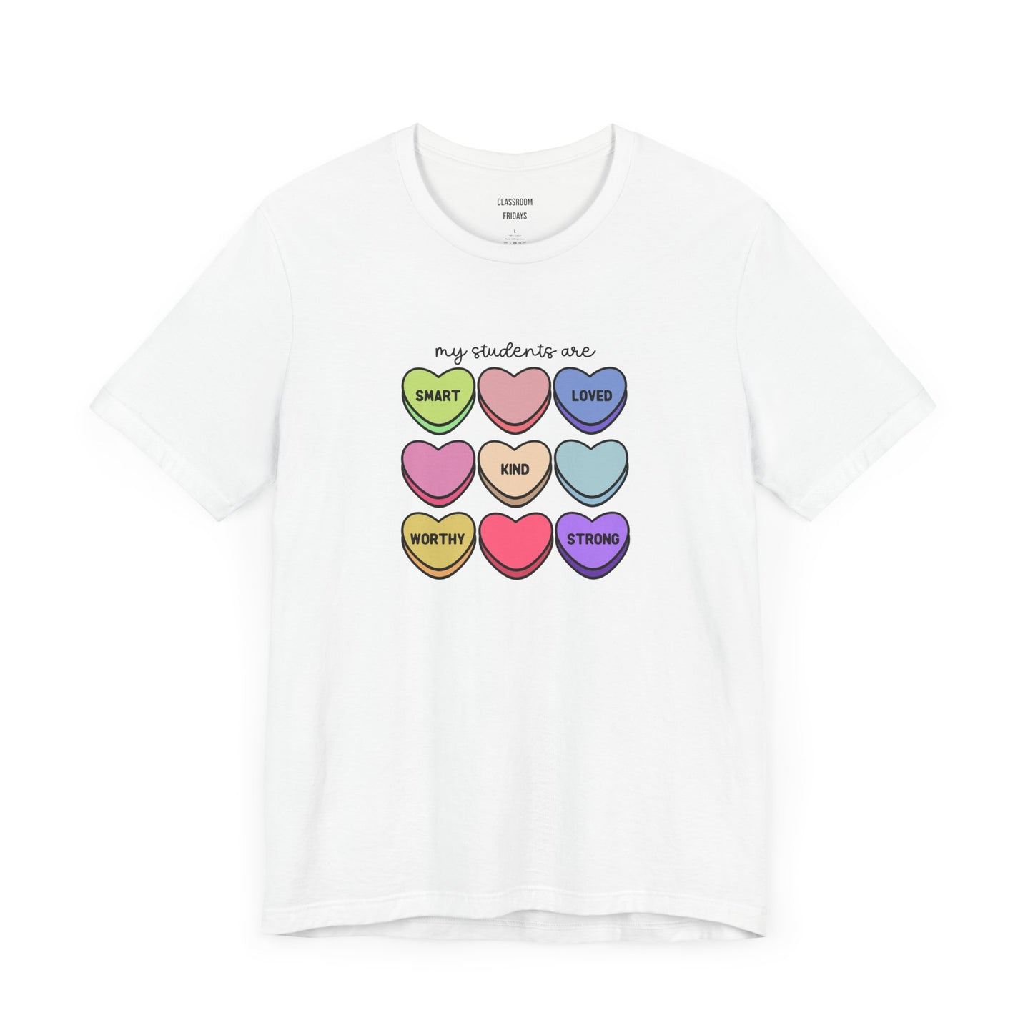 "Student Hearts" Teacher Tee