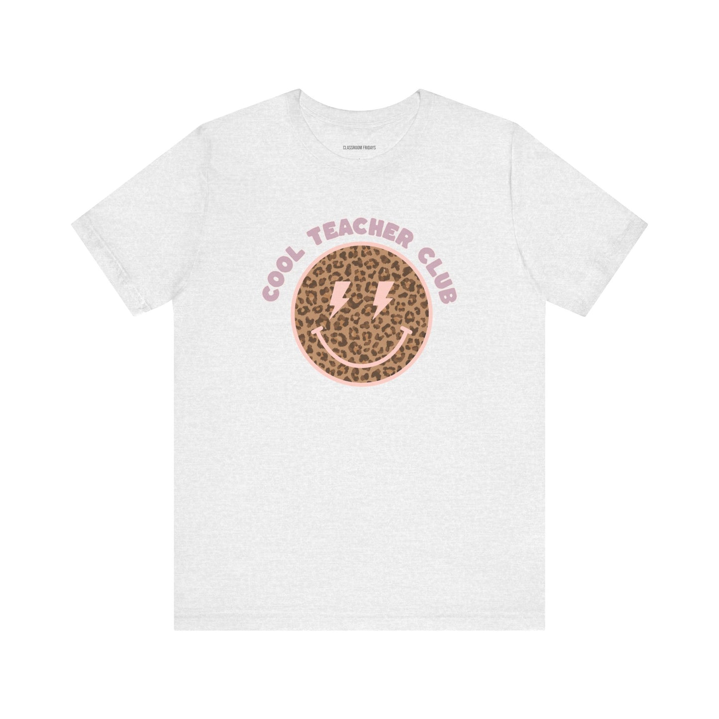 "Cool Teacher Club" Leopard Teacher T-Shirt