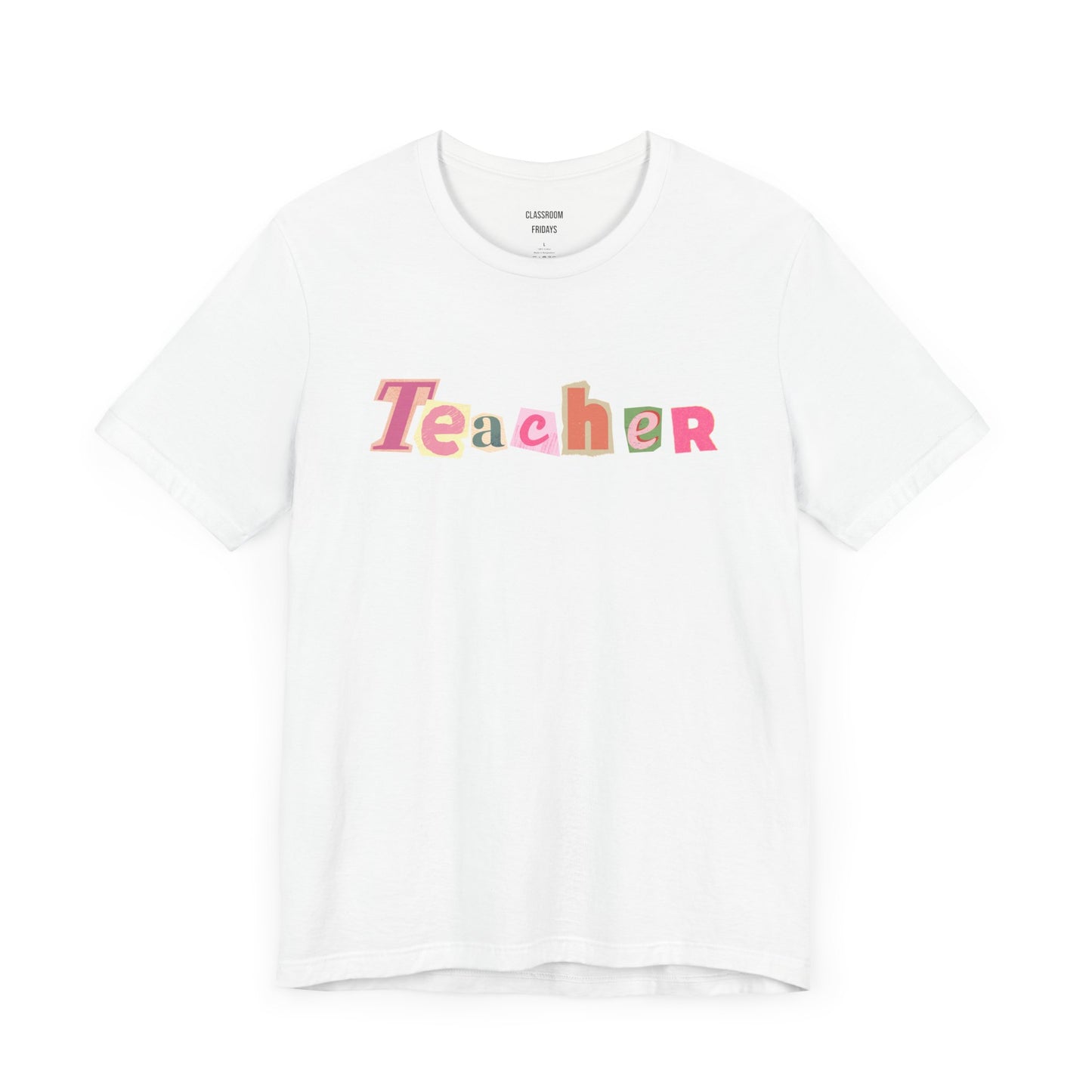 "Teacher Scrapbook" Teacher Tee