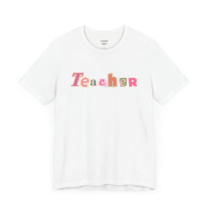 "Teacher Scrapbook" Teacher Tee