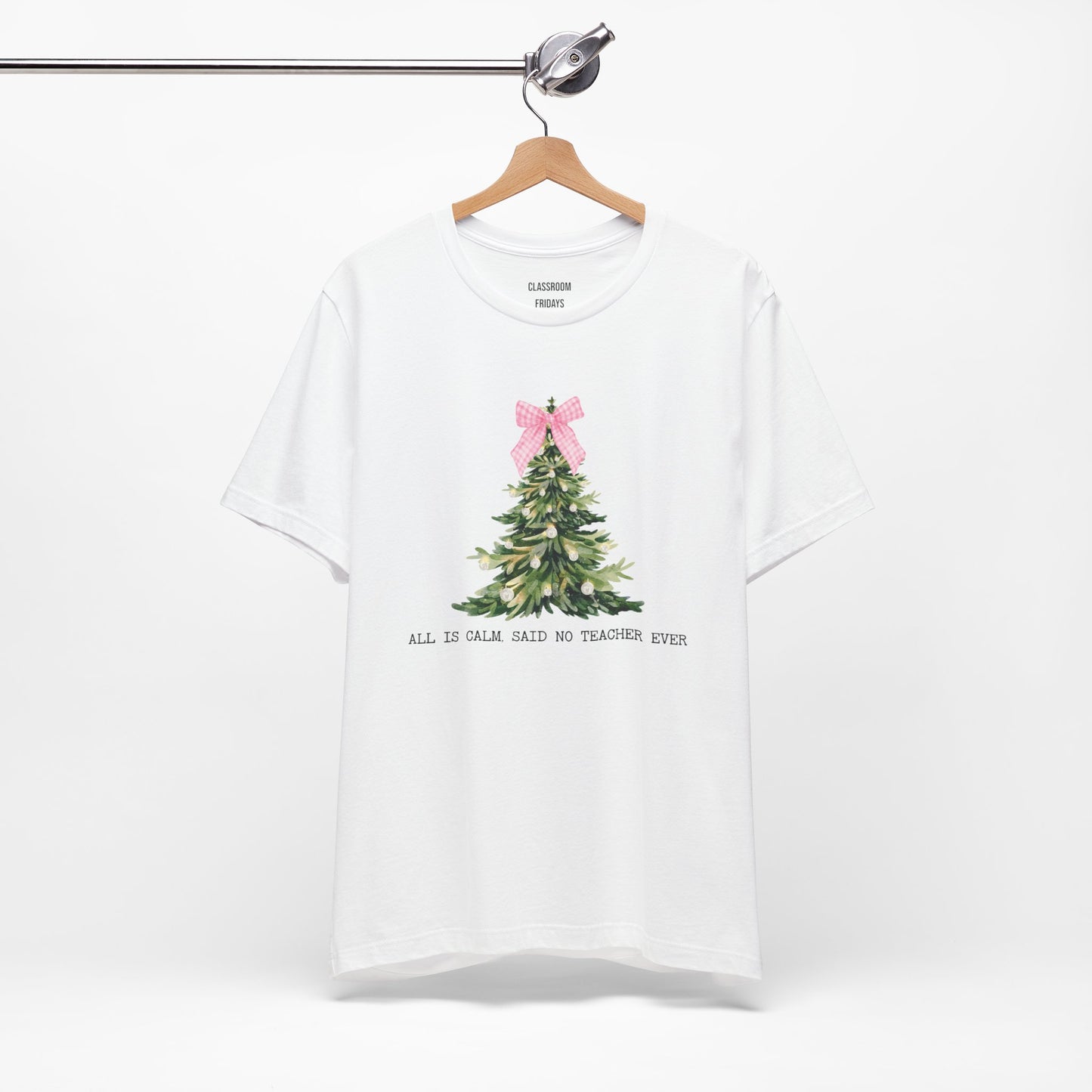 "Christmas Coquette" Teacher Tee