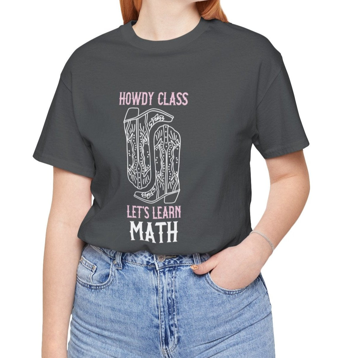 "Let's Learn Math" Teacher Tee