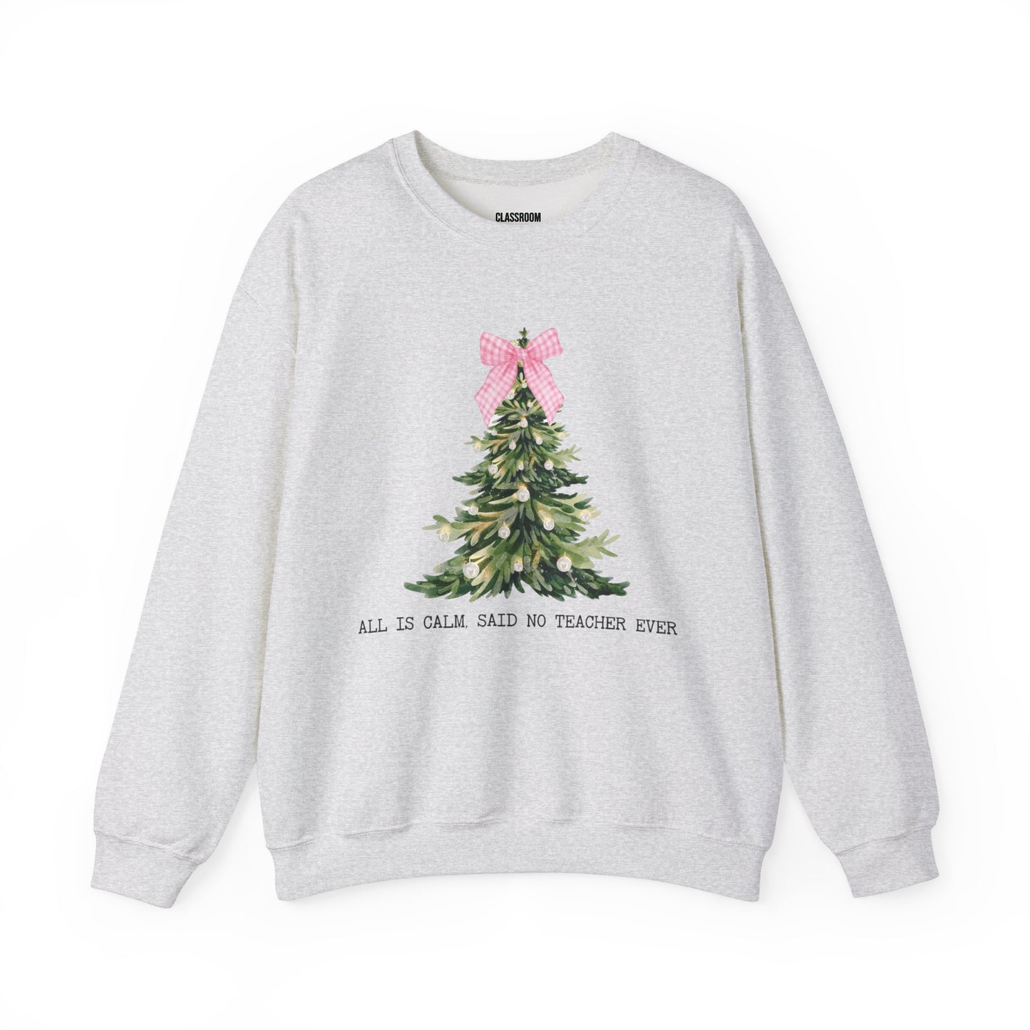 "Christmas Coquette" Teacher Sweatshirt