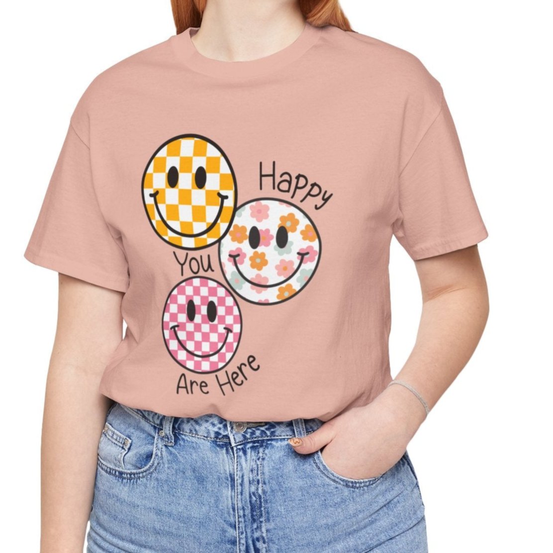 "Happy You Are Here" Retro Teacher T-Shirt