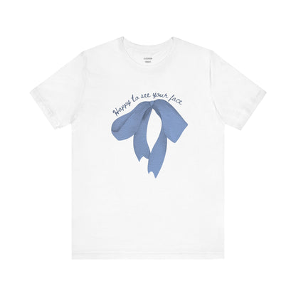 "Blue Bow" Teacher Tee