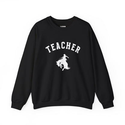 "Teacher" Western Sweatshirt