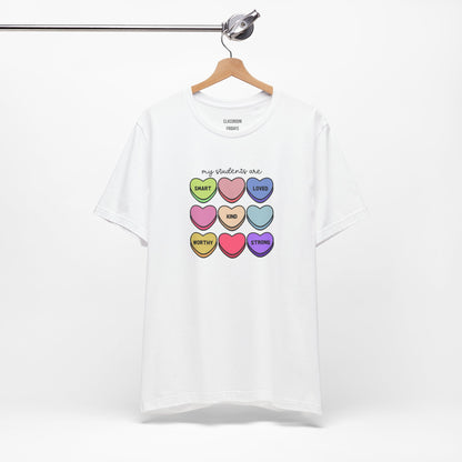 "Student Hearts" Teacher Tee