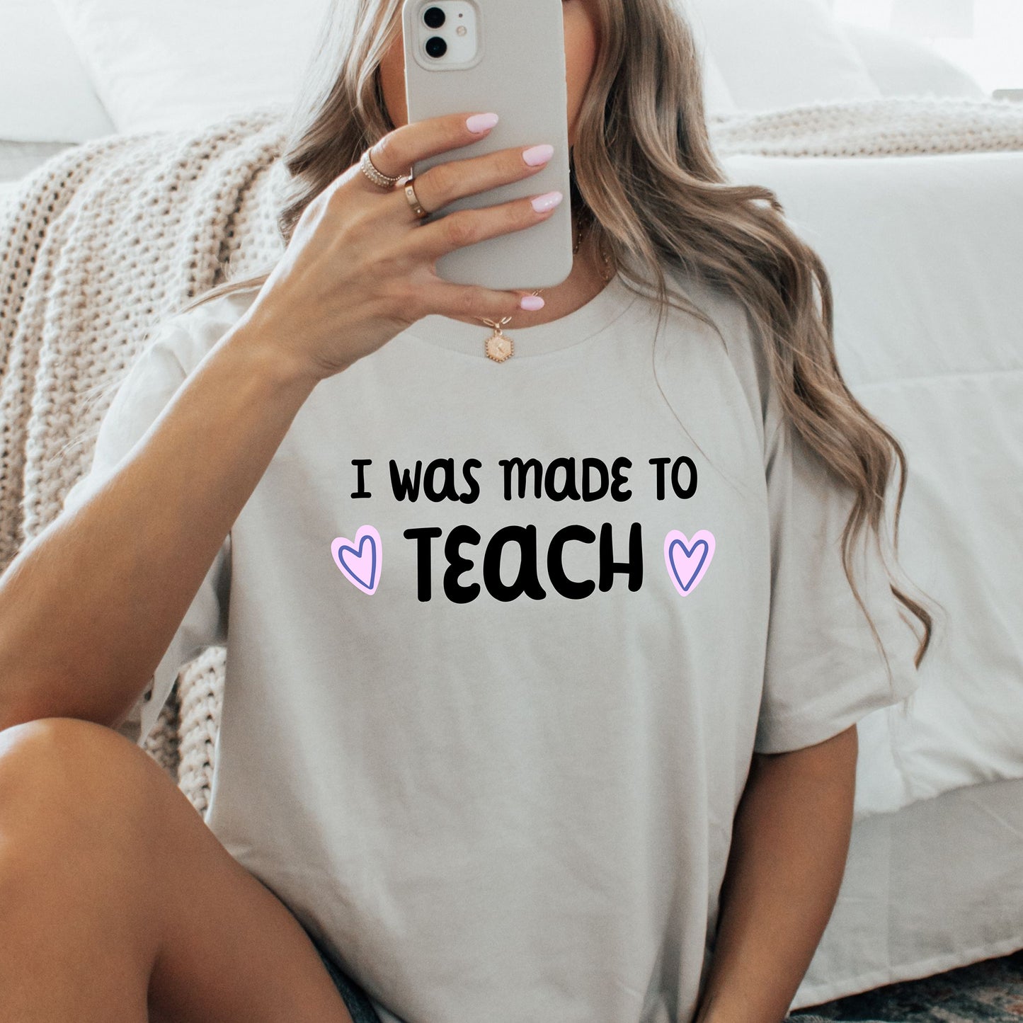 "Made To Teach" Teacher Tee