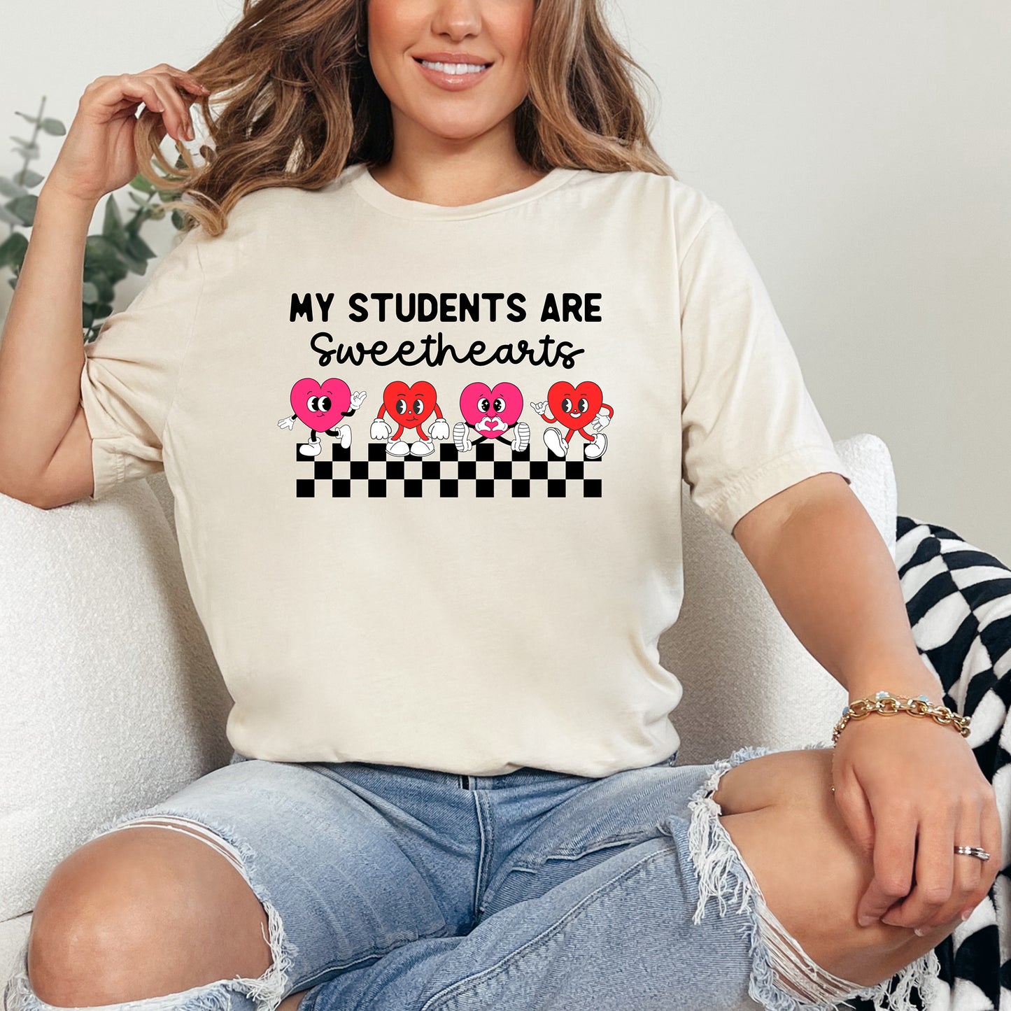 "Sweethearts" Teacher Tee