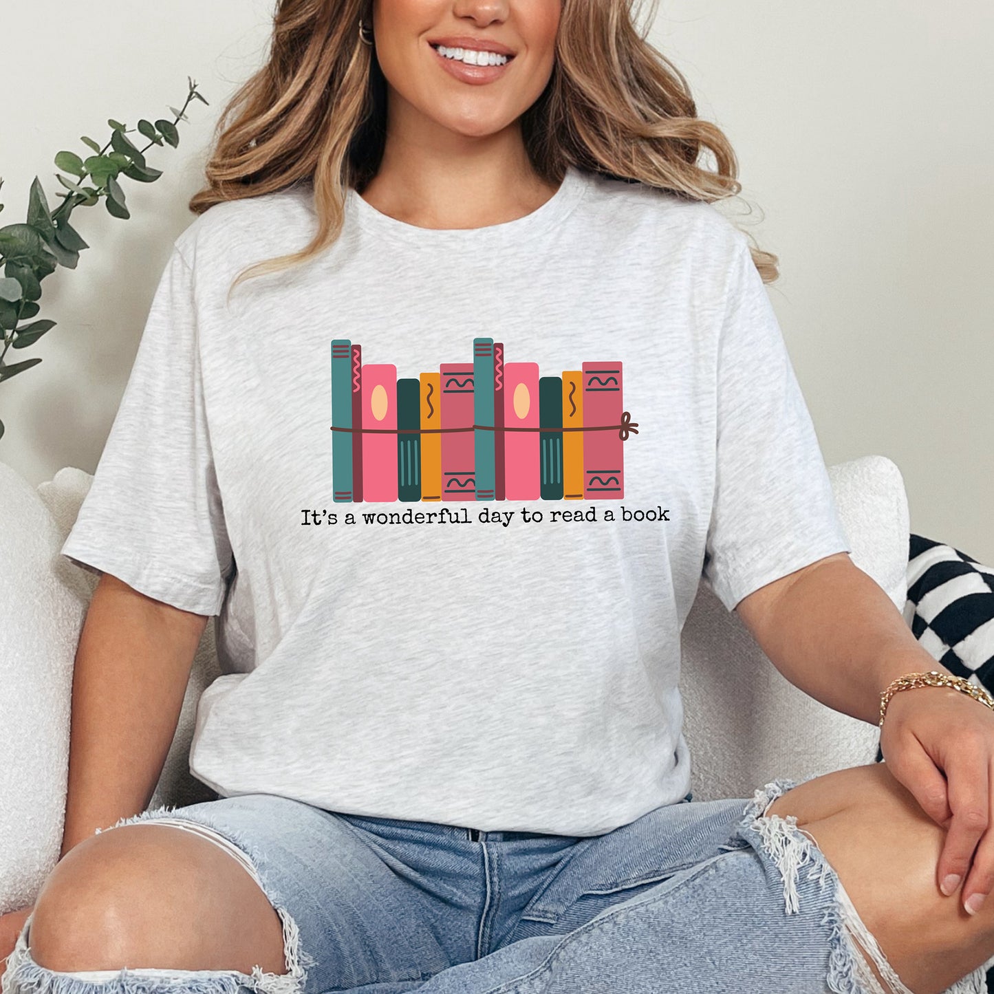 "Read a Book" Teacher Tee