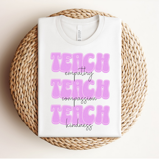 "Teach Empathy" Teacher T-shirt