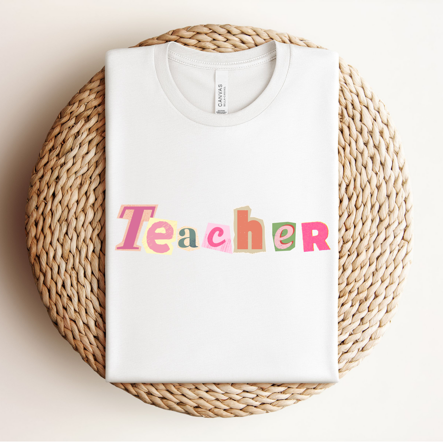 "Teacher Scrapbook" Teacher Tee