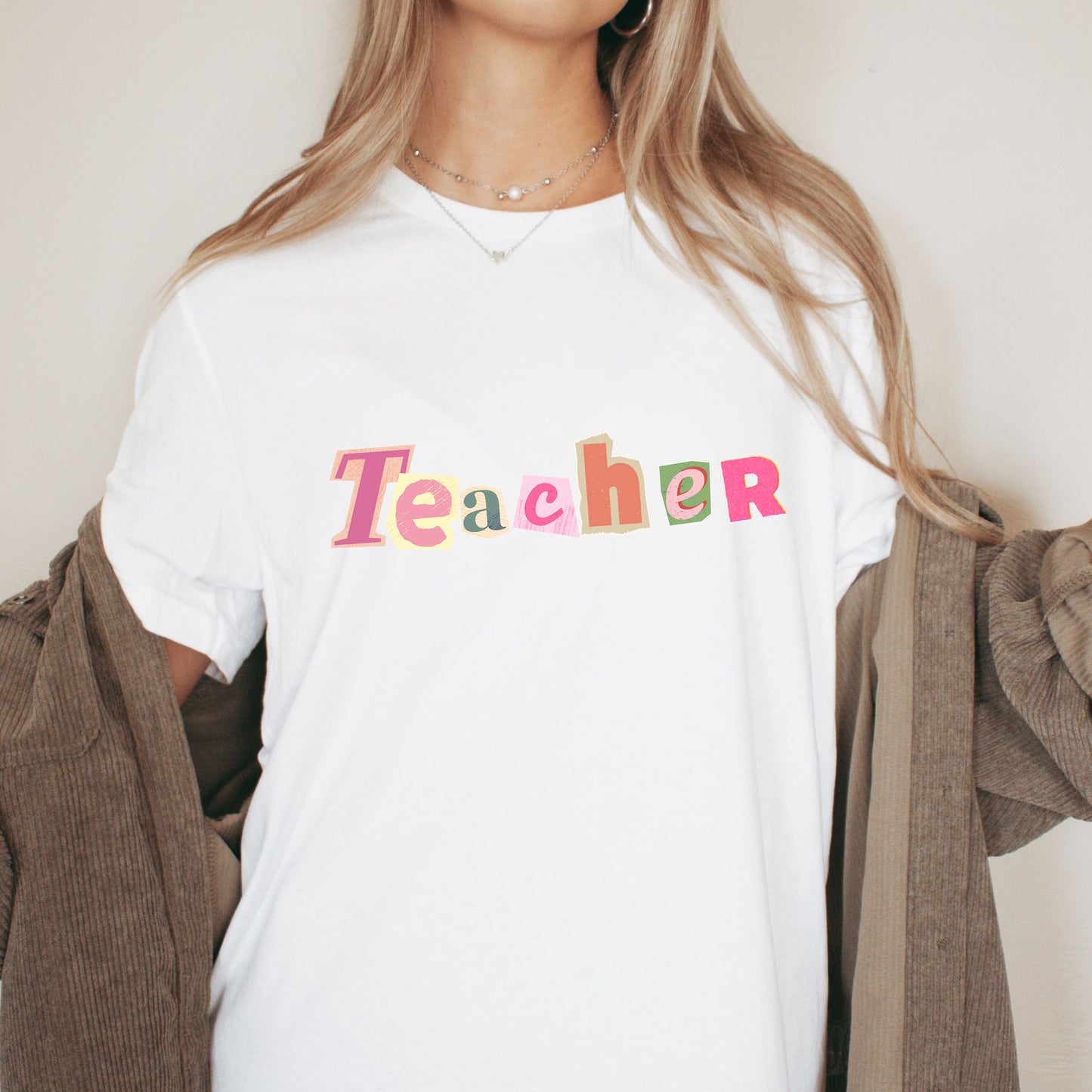 "Teacher Scrapbook" Teacher Tee